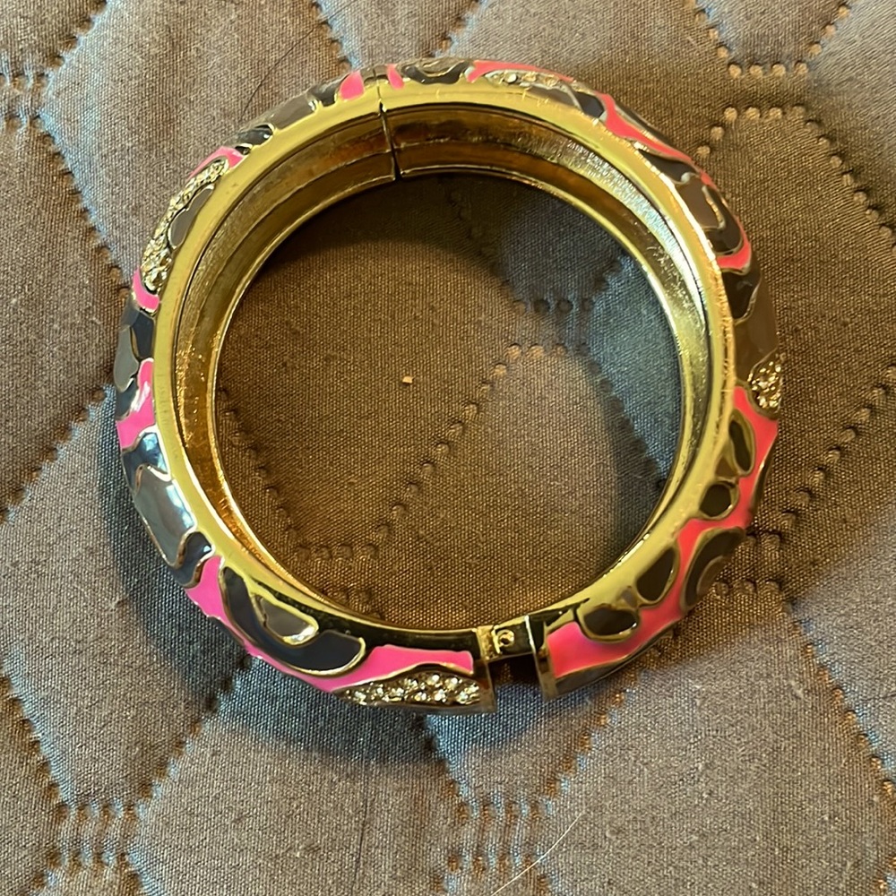 Really cute bangle pink Camo bracelet purchased from Neiman-Marcus.